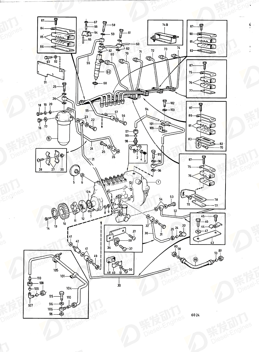 VOLVO Elbow nipple 479958 Drawing